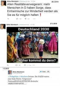 Xenophobe Entgleisung von Erika Steinbach