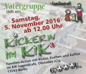 Familienduell am Kickertisch