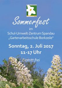 Sommerfest 2017 im Schul-Umwelt-Zentrum Spandau
