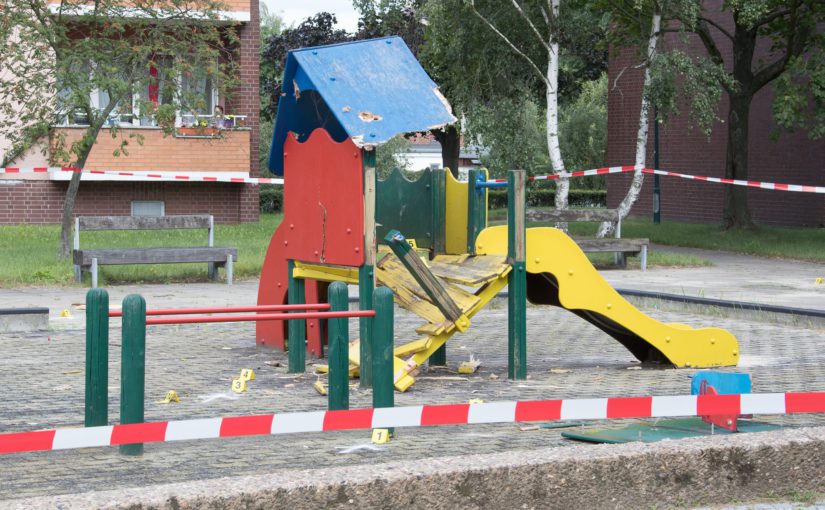 Sprengsatz gezündet: Explosion auf Spielplatz in Berlin-Spandau