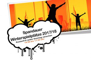 Bewegte Winterspielplätze 2017/18 in Spandau